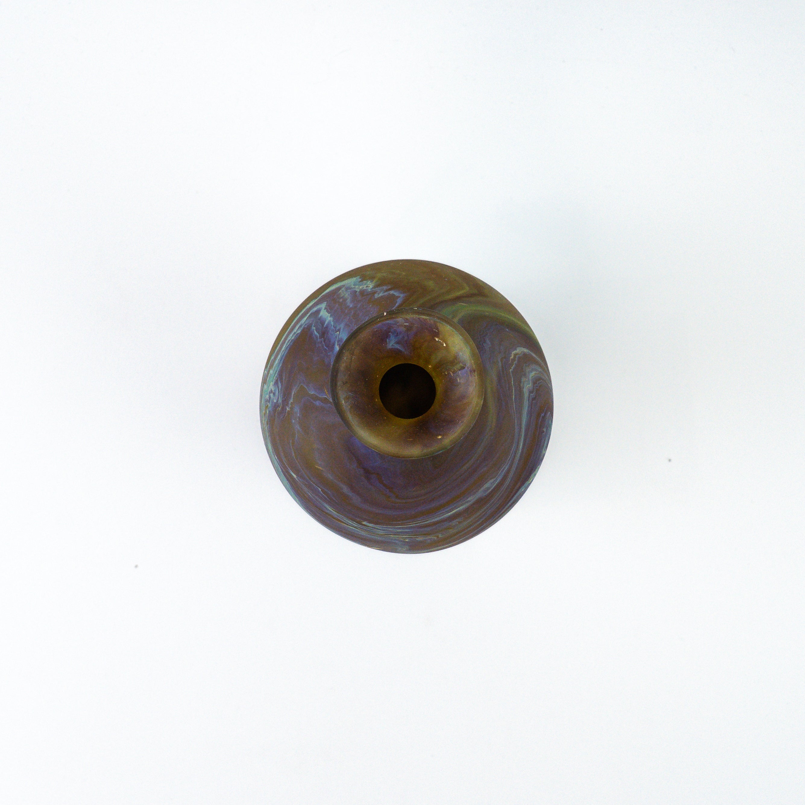 Hebron Carafe / Vase brown – Recycled glass &amp; Handblown