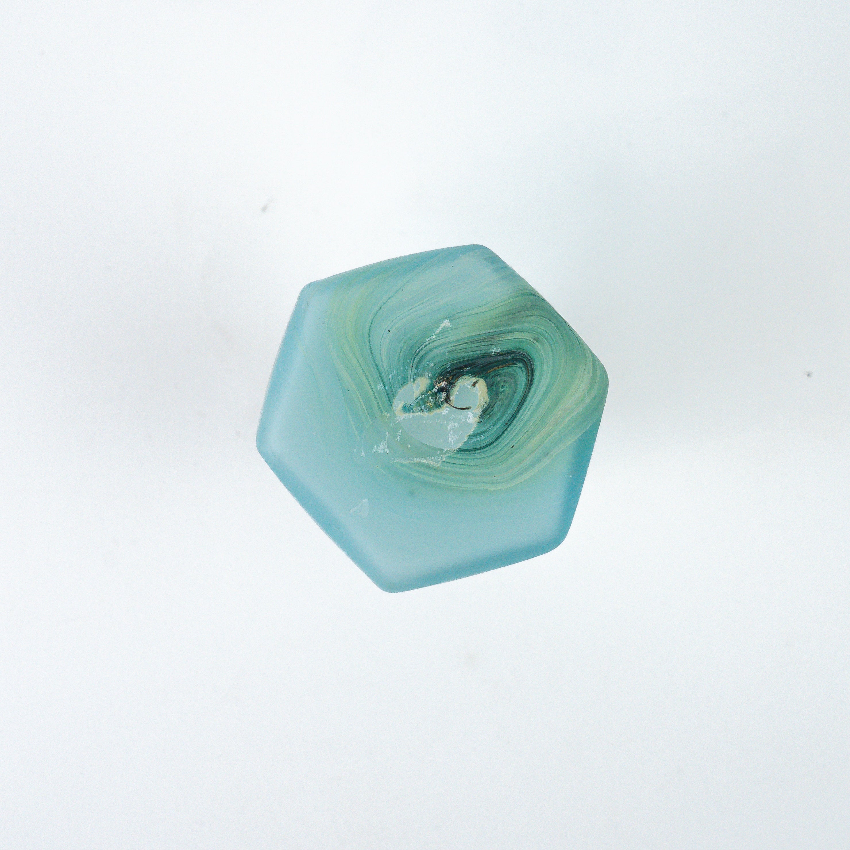 Hebron Mini Carafe / Vase Sky Blue – Recycled Glass &amp; Hand-Blown