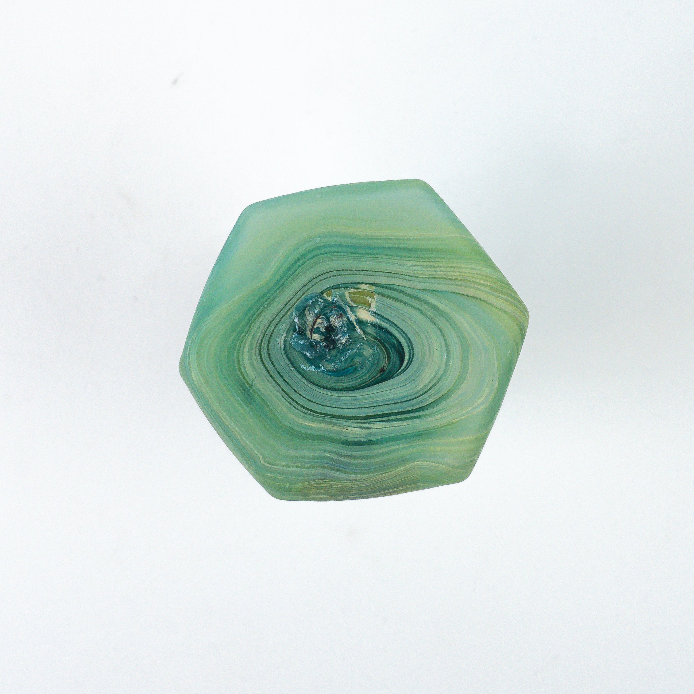 Hebron Mini Carafe / Vase Lime Green – Recycled Glass &amp; Handblown