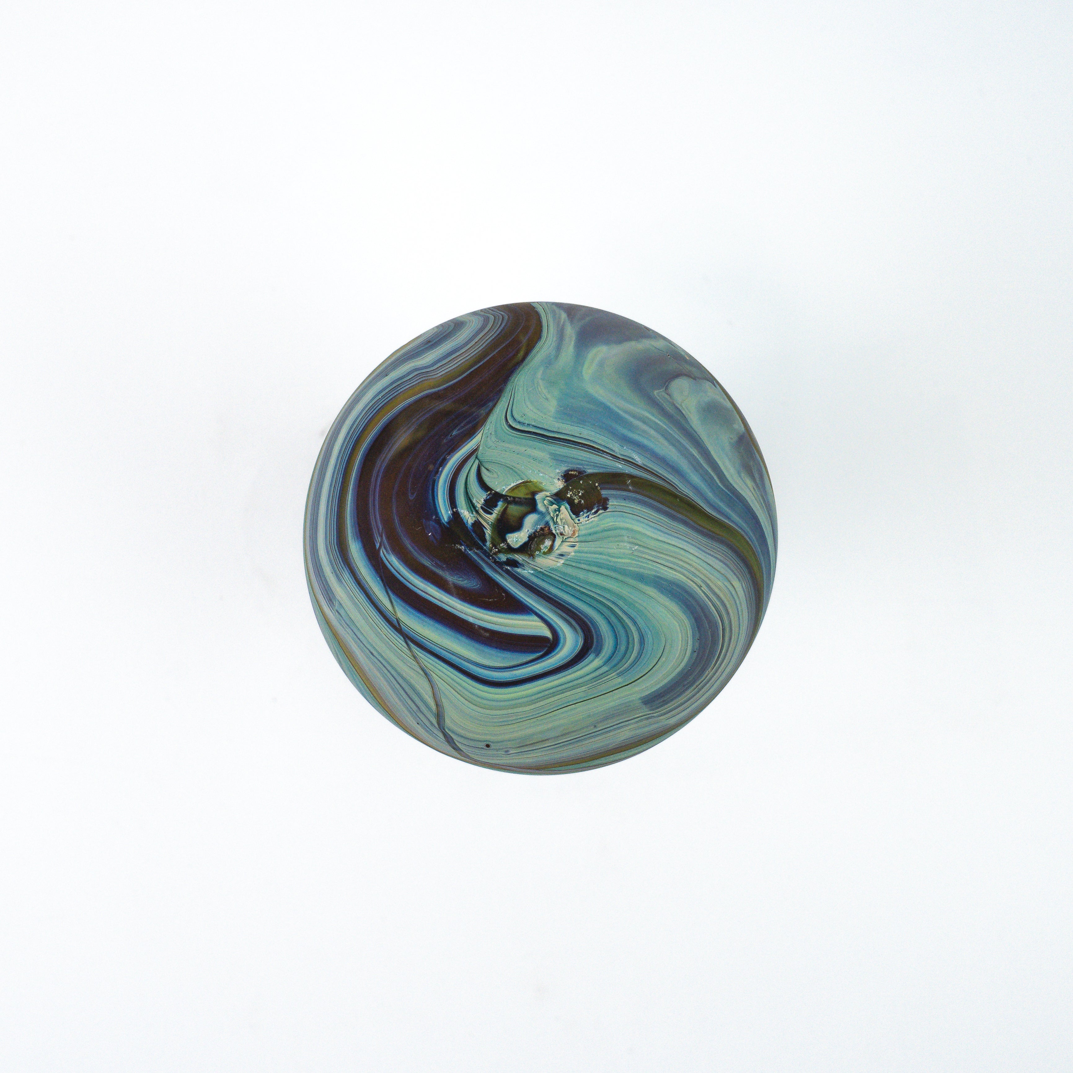 Hebron Mini Carafe / Vase Brown – Recycled Glass &amp; Handblown