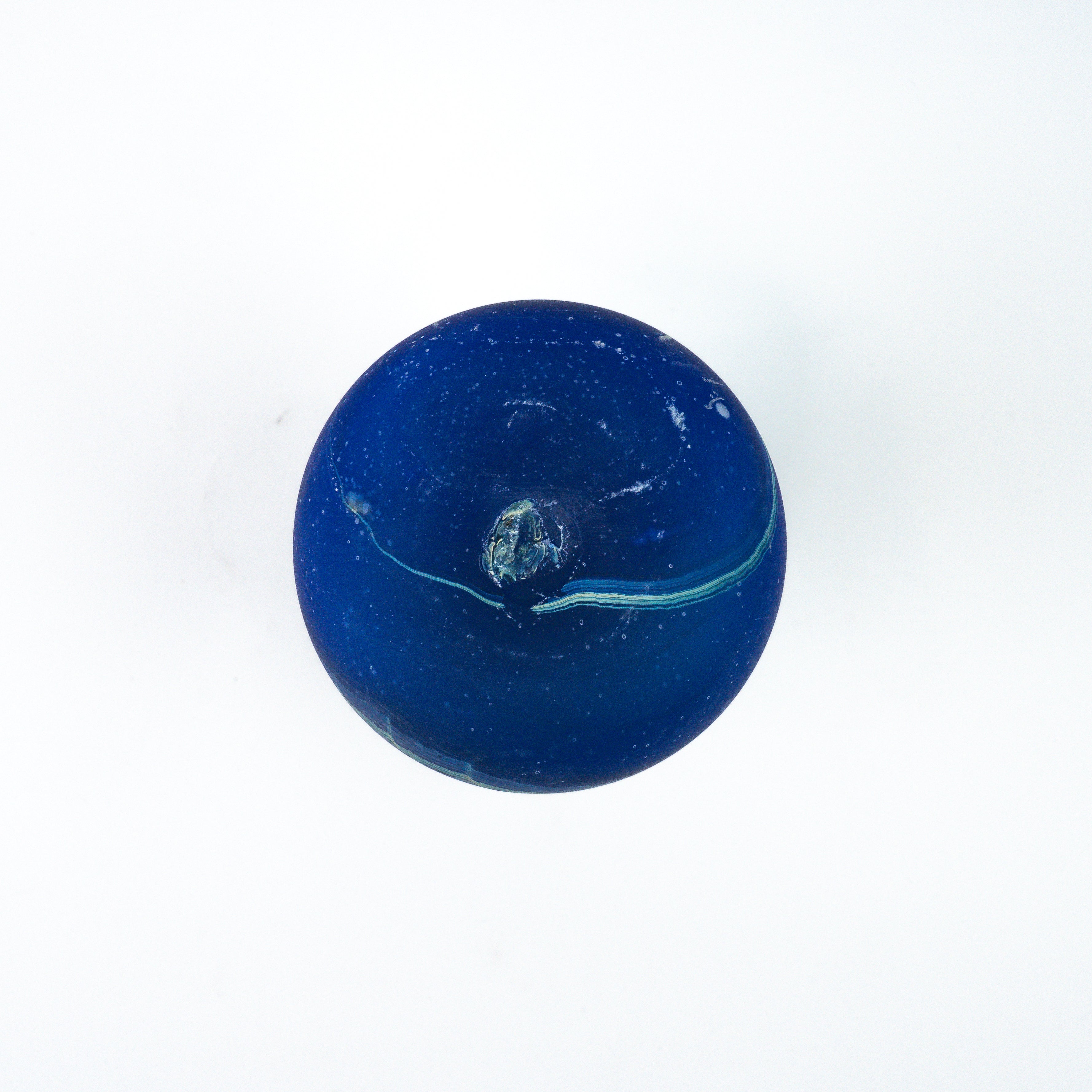 Hebron Mini Carafe / Vase Blue – Recycled Glass &amp; Handblown