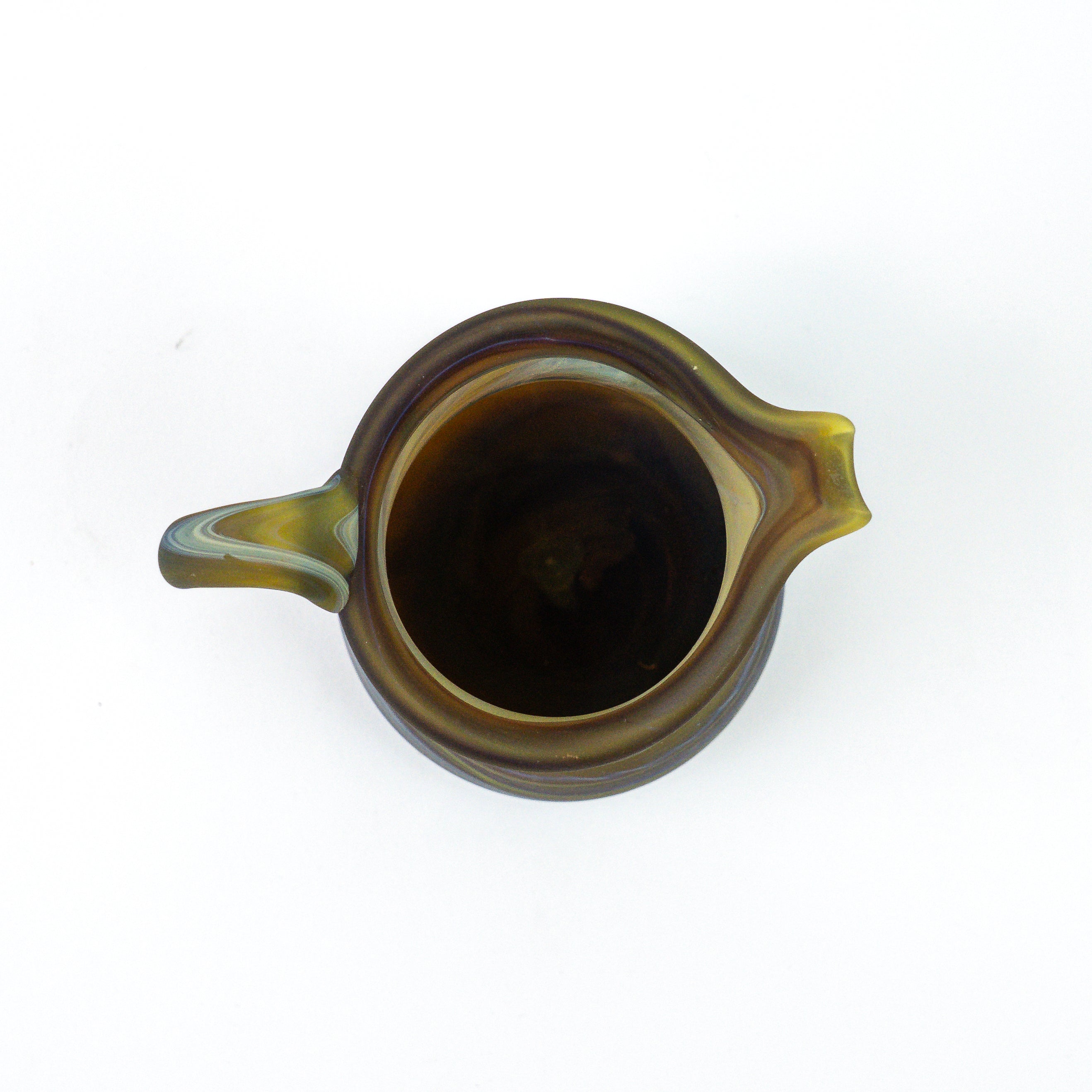 Hebron Mini Carafe / Vase Brown – Recycled Glass &amp; Handblown