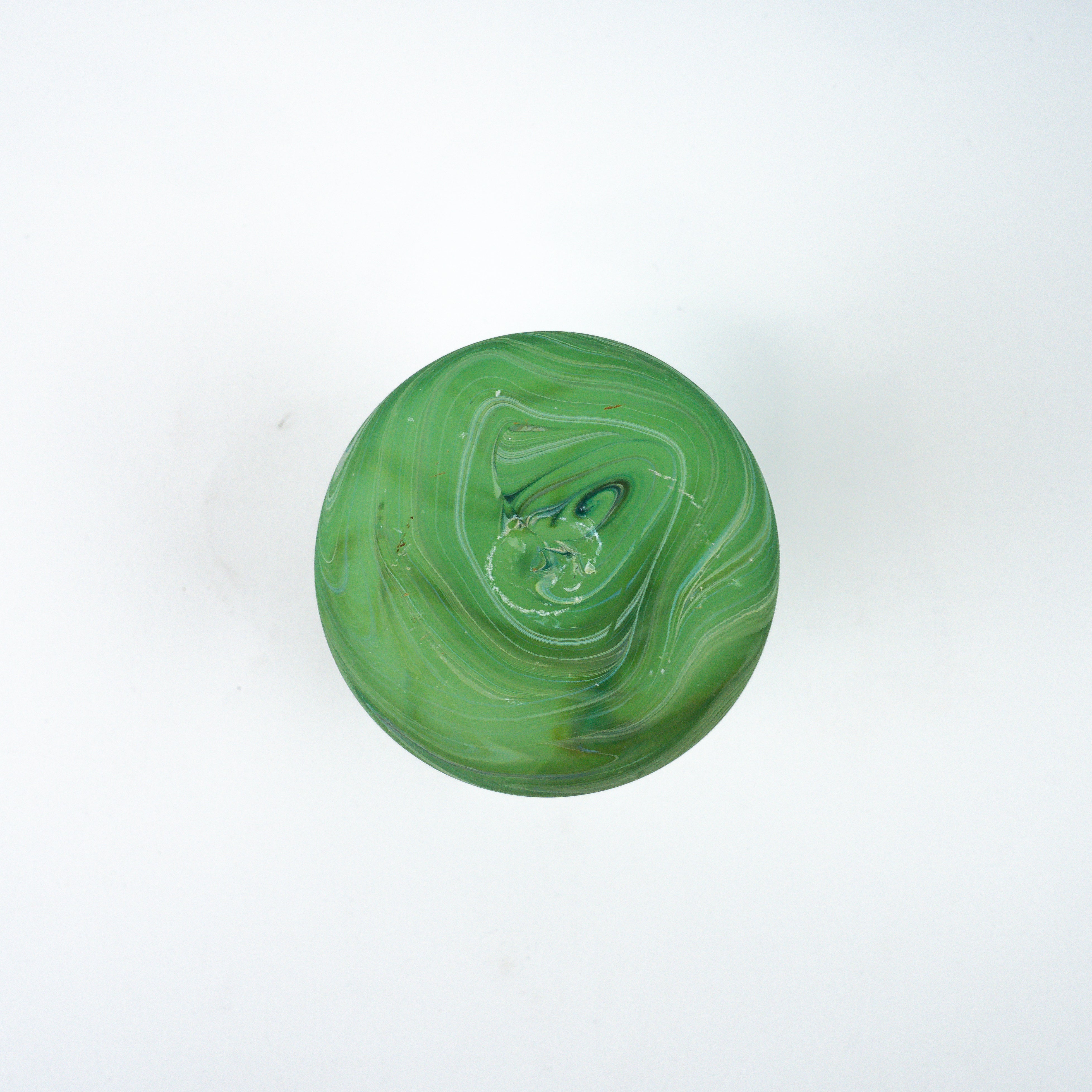 Hebron Mini Vase Green – Recycled Glass &amp; Handblown