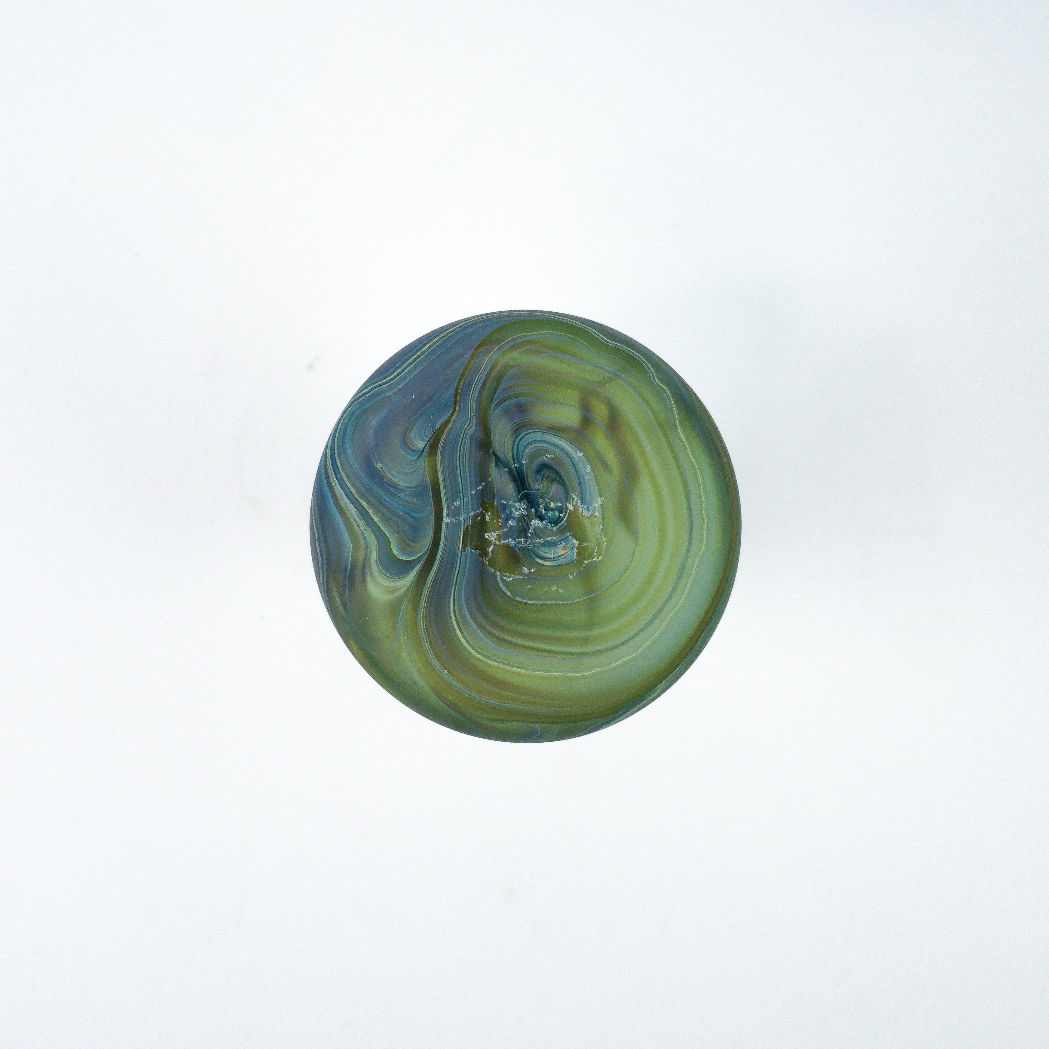 Hebron Mini Carafe / Vase Lime Green – Recycled Glass &amp; Handblown