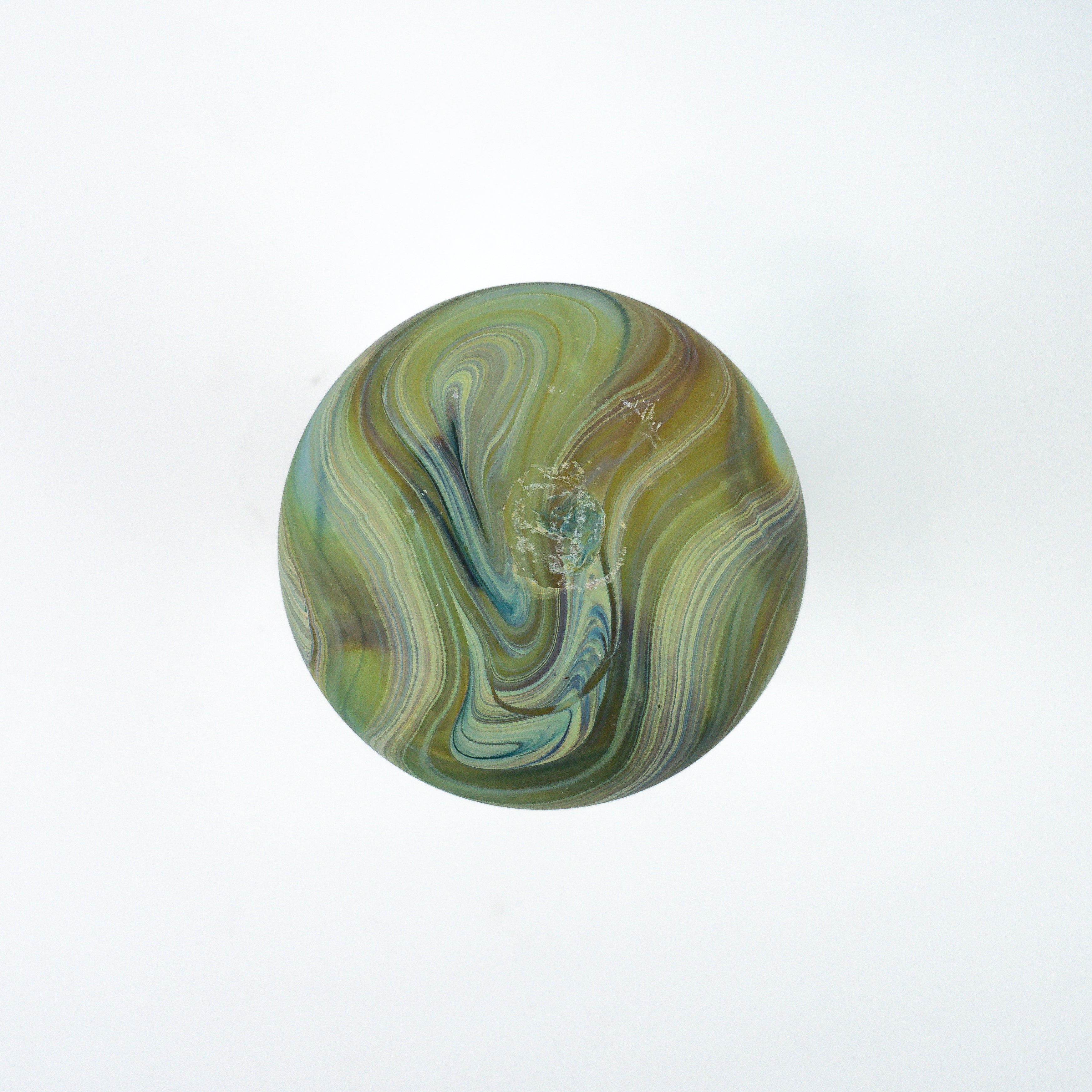 Hebron Mini Carafe / Vase Lime Green – Recycled Glass &amp; Handblown